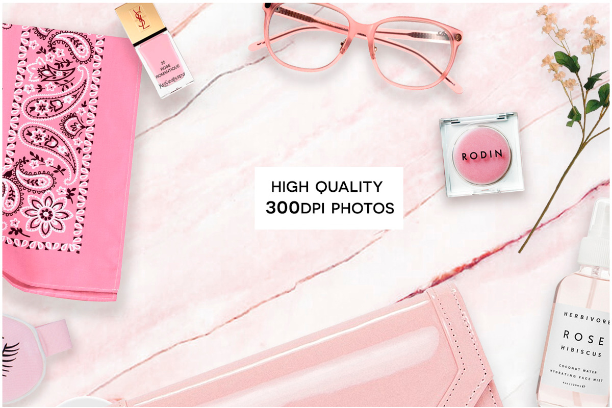 Millennial pink custom scene creator, a Books & Magazine Mockup by Negative Space (Photo 4 of 4)