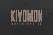Kivomon - Font, a Sans Serif Font by artchiles_design (Thumbnail 3 of 5)