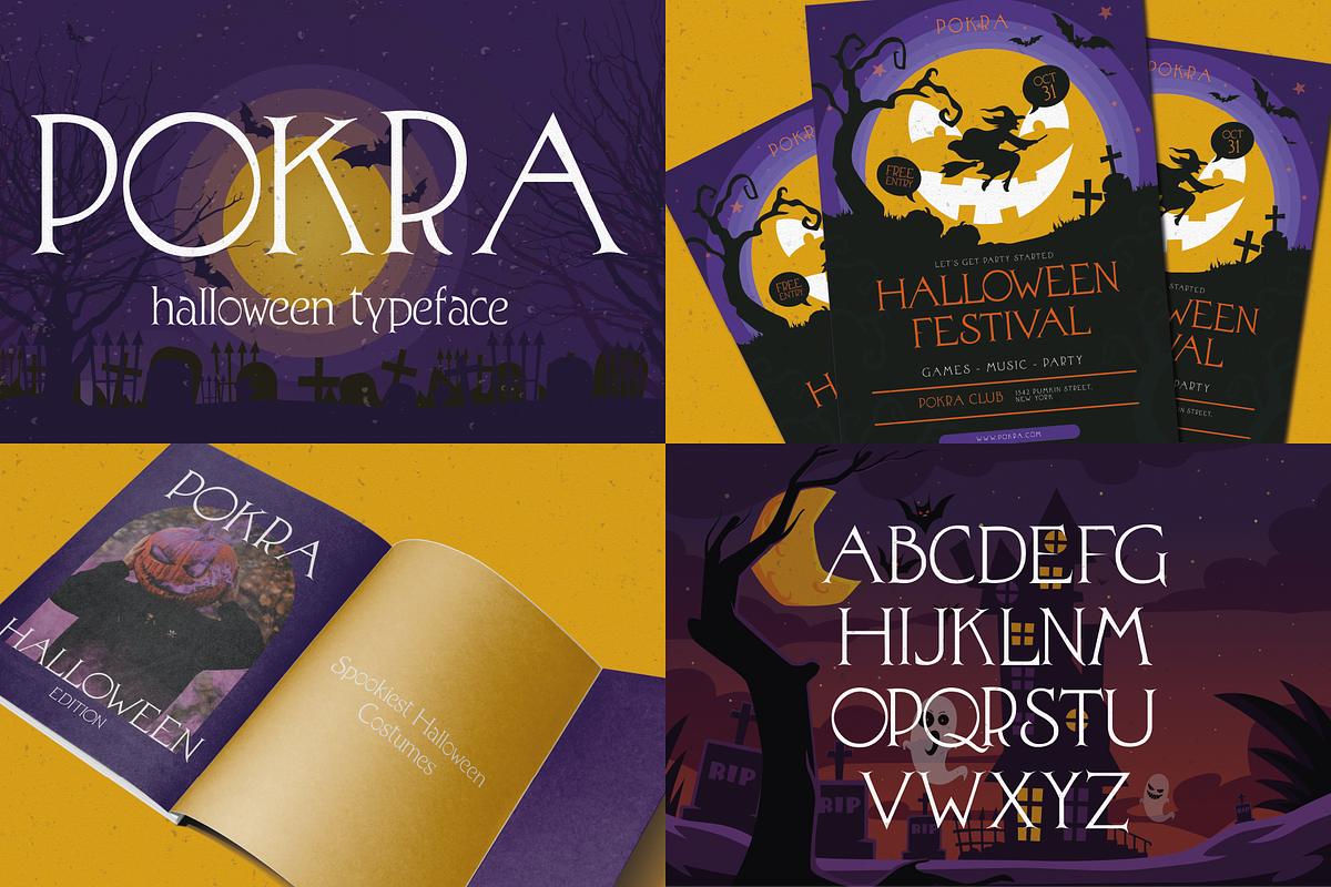 The Halloween Horror Font Bundle, a Sans Serif Font by HipFonts (Photo 9 of 12)