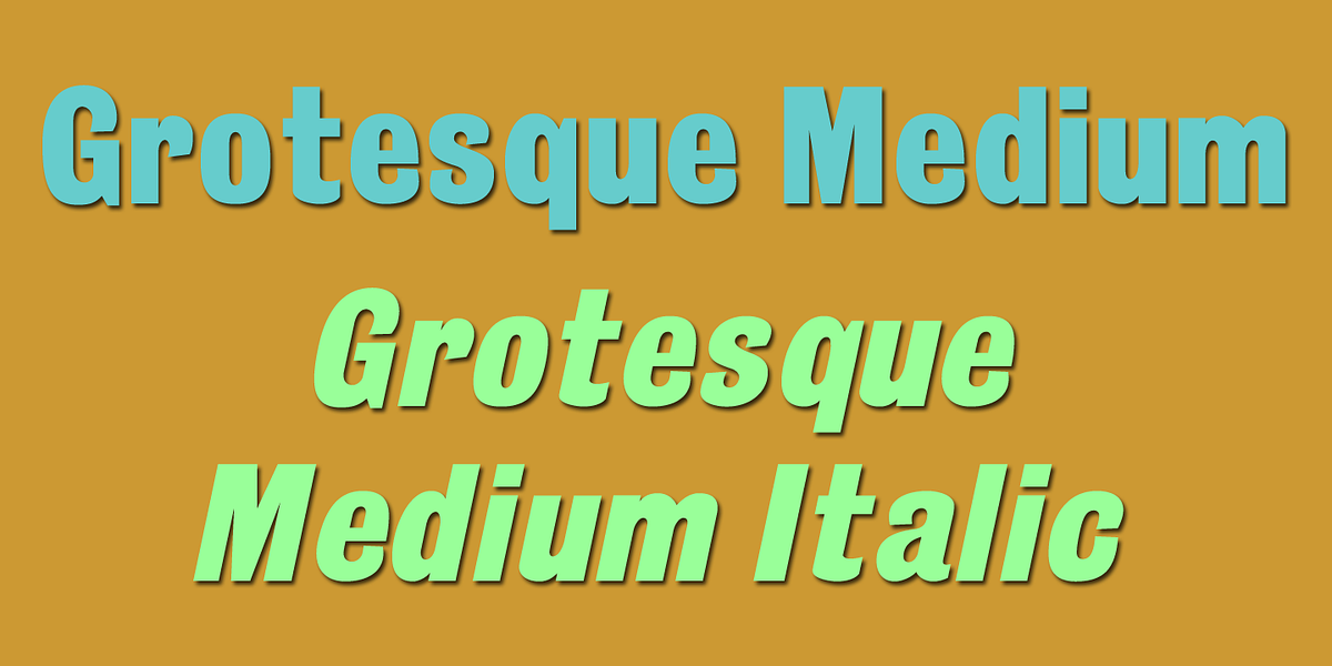 Grotesque, a Sans Serif Font by Wooden Type Fonts (Photo 2 of 3)