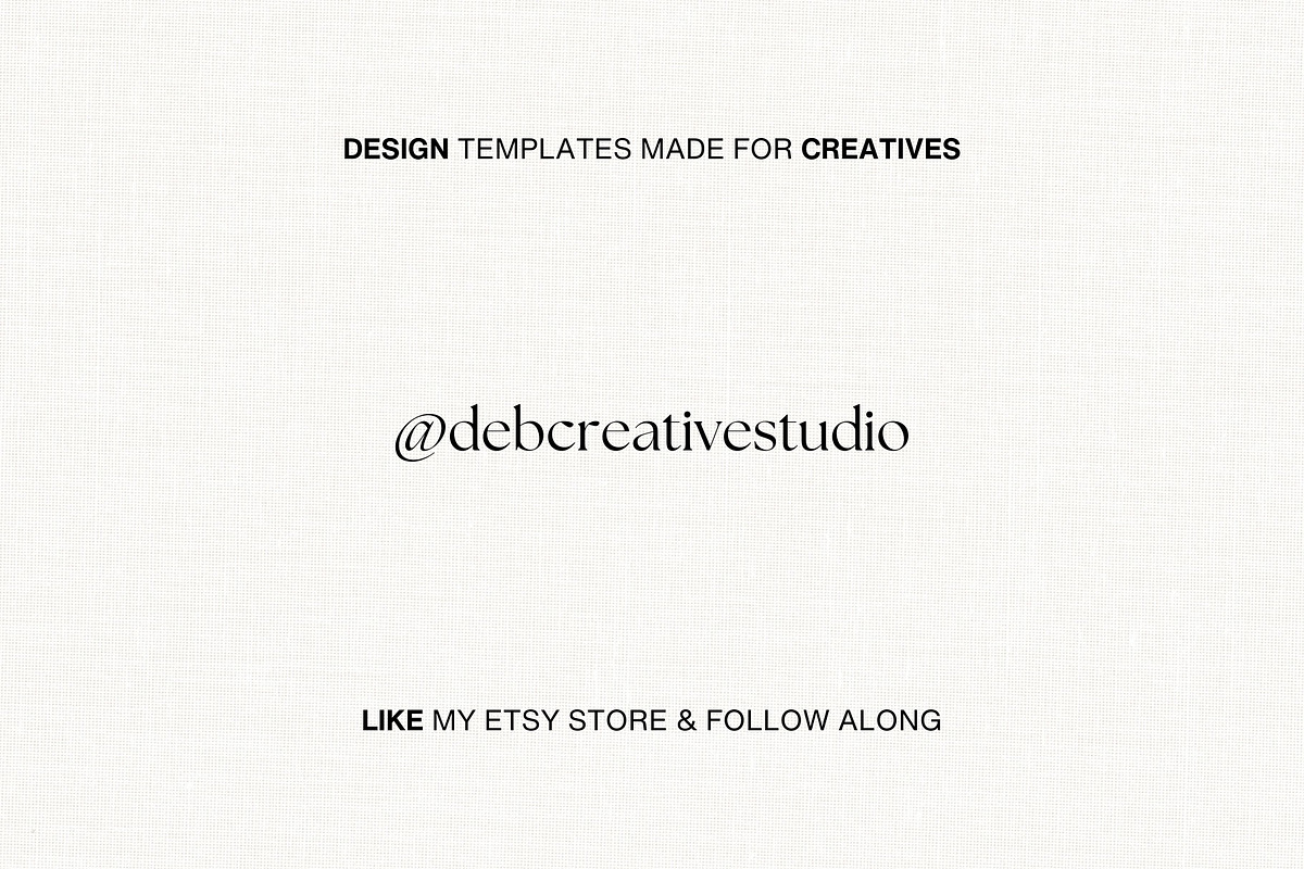 Fashion Blogger LTK Canva Template, a Social Media Template by Deb Creative Studio (Photo 9 of 9)