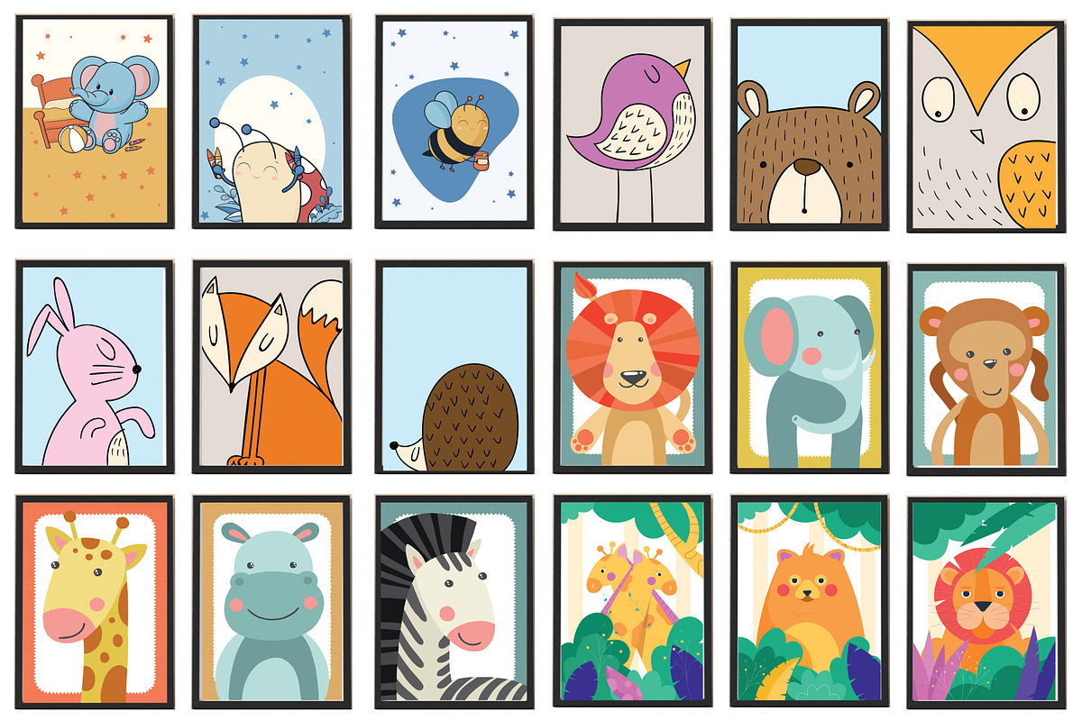 Nursery Wall At, Kids Room Wall Art, a Wallpaper Photo by Chipshpow Graphics (Photo 2 of 9)