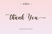 Artisia a Modern Calligraphy Font, a Script Font by Basnistudio (Thumbnail 7 of 7)