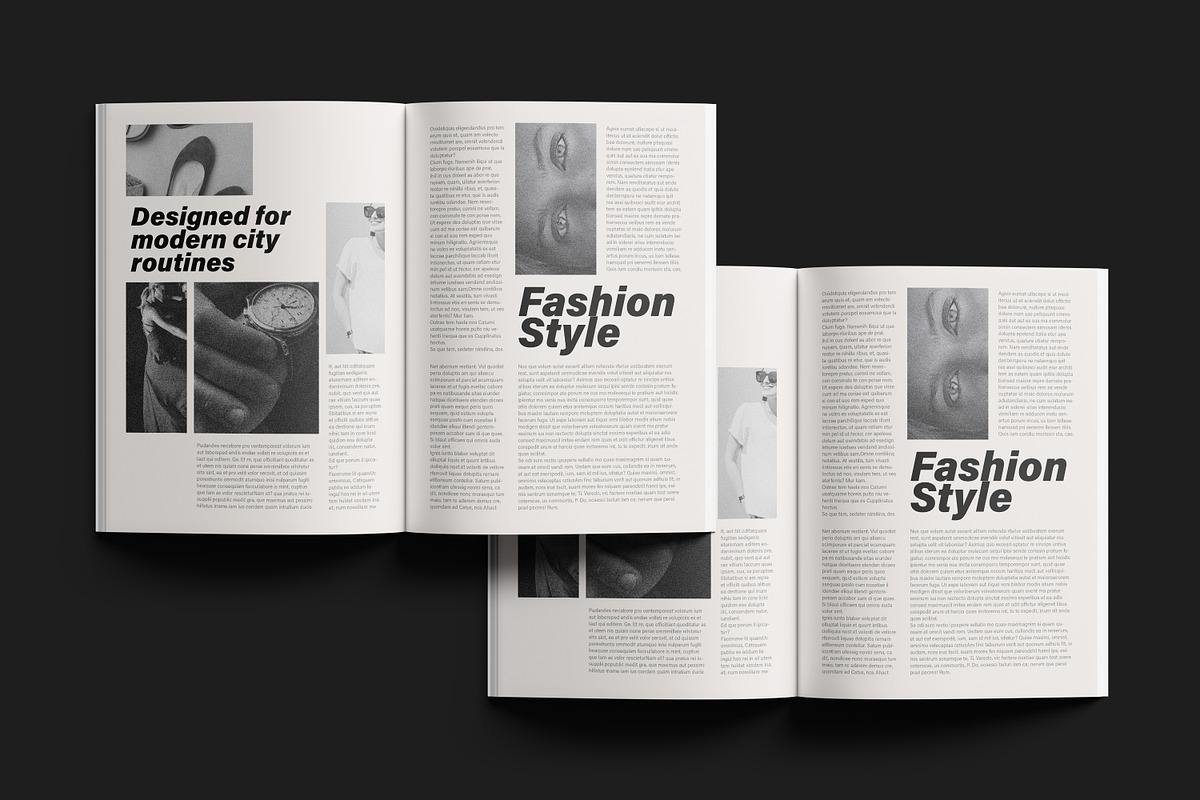 Elegant Fashion Magazine Layout, a Magazine Template by Artisan Vibes (Photo 3 of 7)