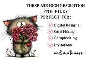 Whimsical Valentine Clipart, an Illustration by OK Design (Thumbnail 5 of 6)