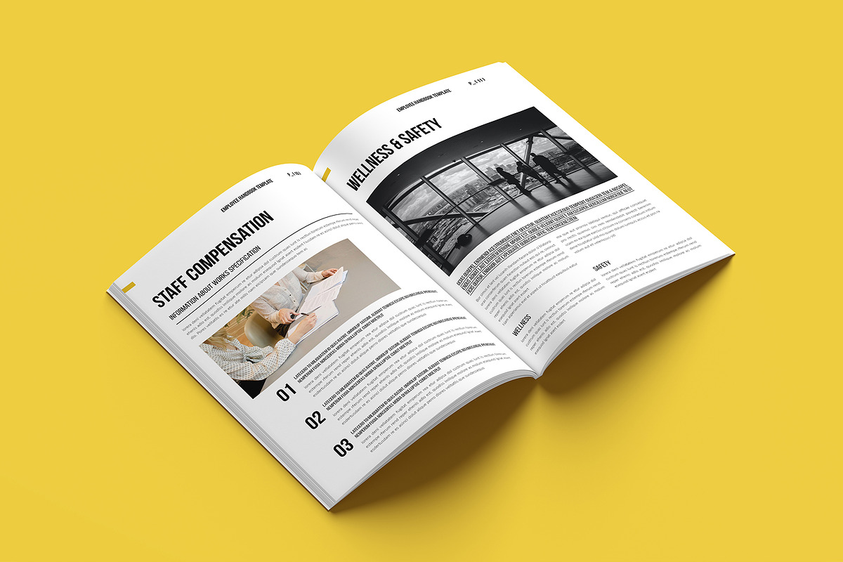 Employee Hand-Book || Canva Template, a Brochure Template by GoldenGrid Studio (Photo 7 of 11)