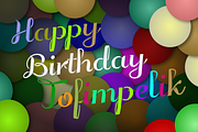 Tofimpelik-Candy & Fruits, a Script Font by glukfonts (Thumbnail 3 of 7)