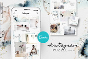 CANVA BUNDLE| Instagram puzzle templ, a Social Media Template by CreativeFolks (Thumbnail 2 of 17)