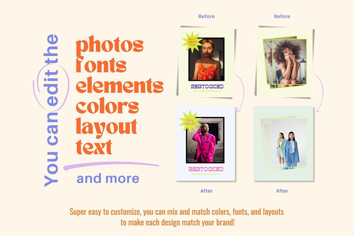 Funky & Vibin Branding Starter Kit, a Branding & Logo Template by Hell Yeah Designs (Photo 10 of 16)