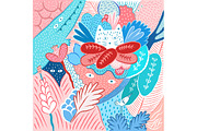 Hiding cat in the jungle, an Animal Illustration by Irene Loal (Thumbnail 2 of 2)