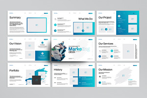 Marketing Deck Presentation Design, a Presentation Template by MightyDesign