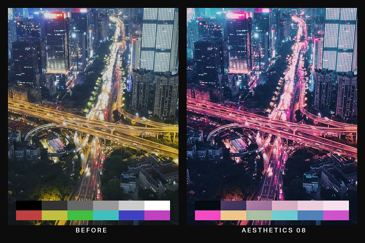 50 Cyberpunk Neon Lightroom Presets, a Preset Add-On by SparkleStock (Photo 3 of 6)