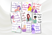 Positive Affirmation Cards for Women, a Card Template by SimoDigitalArt (Thumbnail 4 of 7)