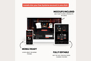 Systeme.io Dark Mode Red Blog, a Landing Page Template by Hayley's Digital Hub (Thumbnail 4 of 10)