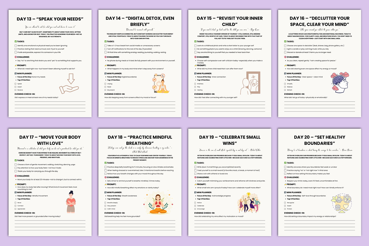 30-Day Self-Care Challenge preview 5