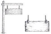 Ink drawings of old wooden signposts, an Object Illustration by javi.ruiz (Thumbnail 4 of 6)