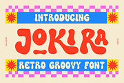 Jokira - Retro Groovy Font, a Symbol Font by Indotype Foundry (Thumbnail 1 of 10)