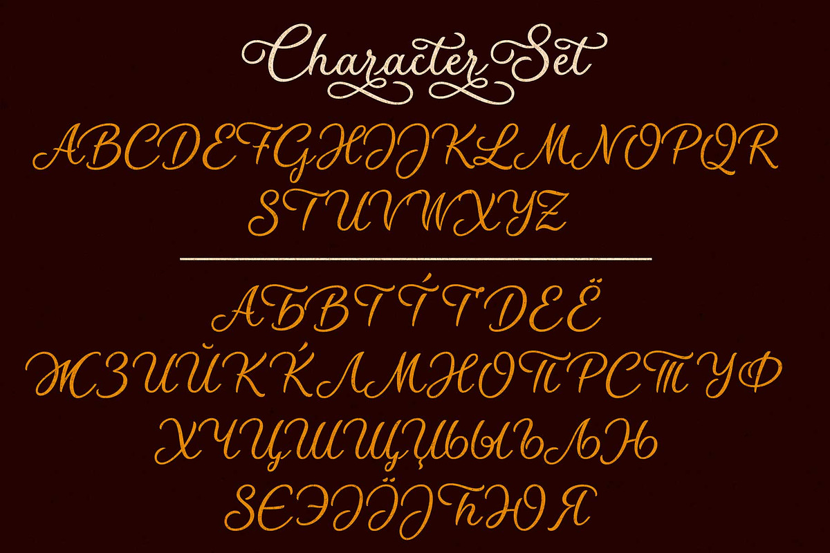 Flores del Sol calligraphic font, a Script Font by Roland Huse Design (Photo 6 of 7)