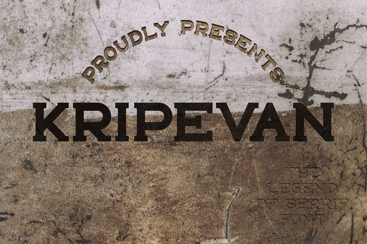 Krypevan Font, a Serif Font by ponuppo (Photo 2 of 3)