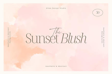 Soft Blush Watercolor Backgrounds