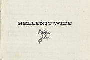 Hellenic Wide - Slab Serif Font, a Slab Serif Font by Lilithcollageart (Thumbnail 1 of 9)