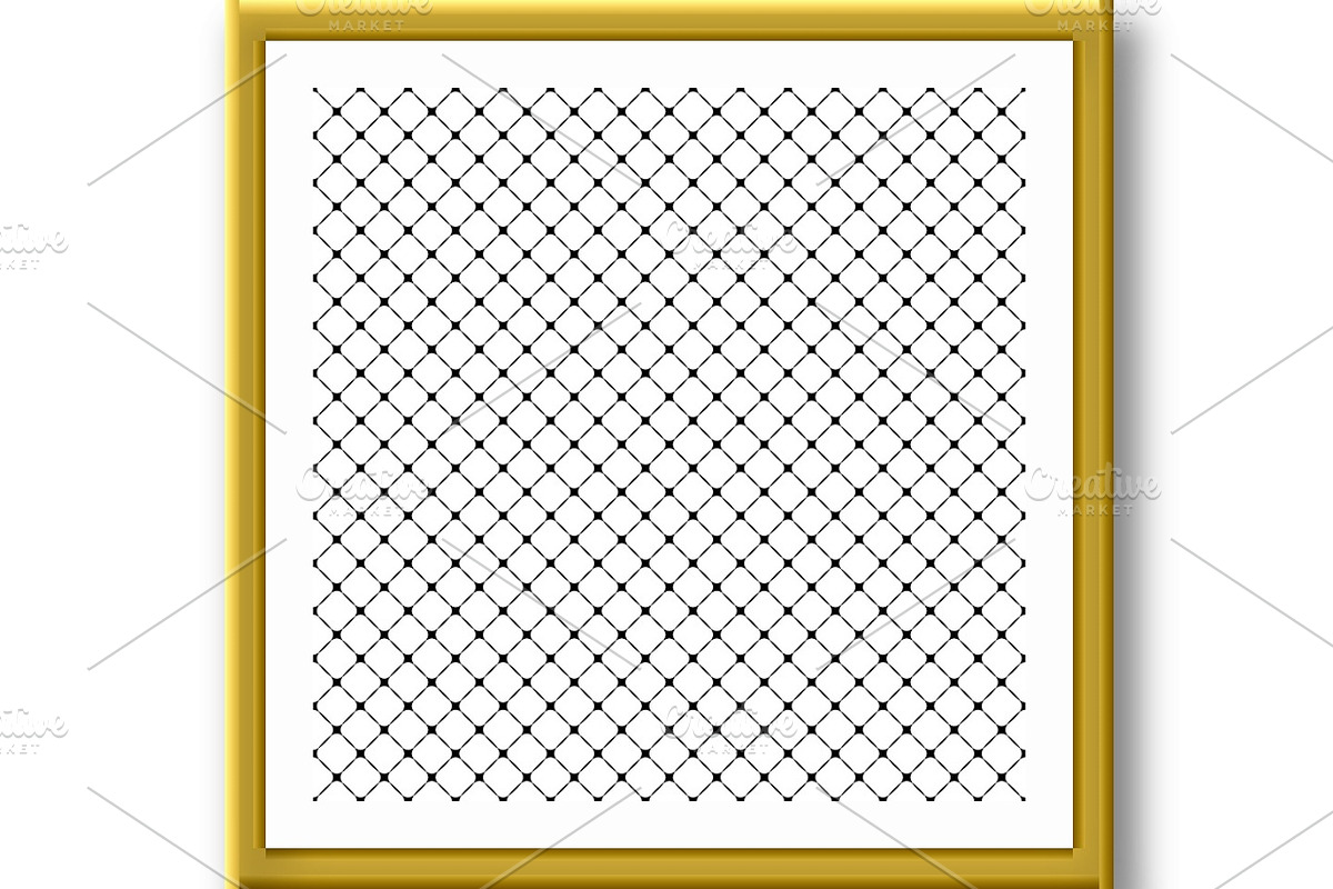 Geometric Seamless Vector Abstract Pattern, a Decorative Illustration by FineArtStudio (Photo 3 of 3)