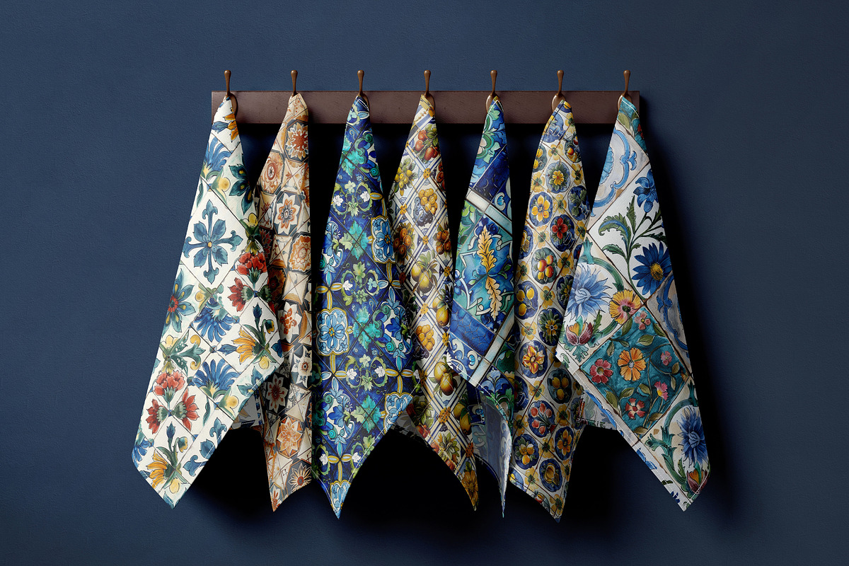 Vintage Tile Osman Patterns, a Pattern Graphic by Ninterints (Photo 12 of 18)