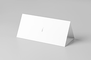 Triangle DL Brochure Stand Mock-up, an Advertising Mockup by BLISS DESIGN (Thumbnail 5 of 5)