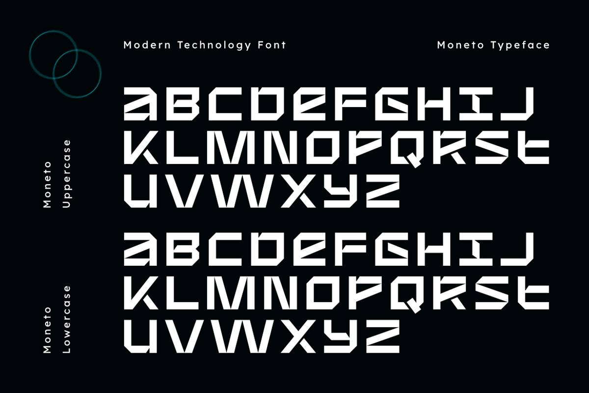 Moneto - Modern Technology, a Symbol Font by Masyafi Studio (Photo 2 of 8)