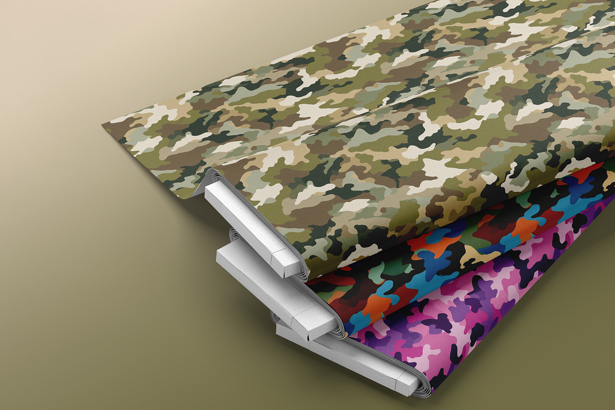 Camouflage Seamless Pattern, a Pattern Graphic by Forhadx5 (Photo 9 of 12)