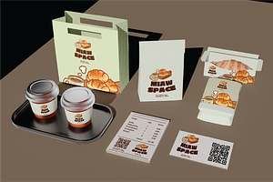 Coffee & Takeaway Packaging Mockup, a Packaging Mockup by Dudukbersama