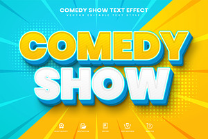 Comedy Show Editable Text Effect