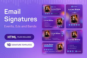 Email Signature - Music Events