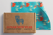 3 Repeating Lunar New Year Patterns, a Pattern Graphic by CC CREATIVE CO (Thumbnail 3 of 10)