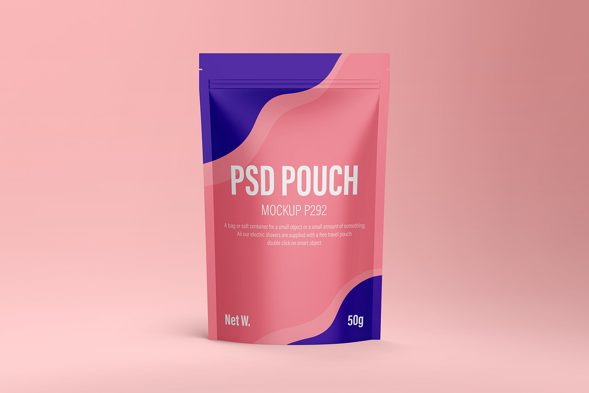 Cosmetic Pouch Bag Packaging Mockup, a Packaging Mockup by Ram Studio LLC (Photo 2 of 10)