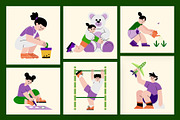 Animated Childhood Illustration Art, a Person Illustration by Brickclay (Thumbnail 3 of 5)