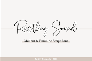 Rustling Sound - Feminine Script