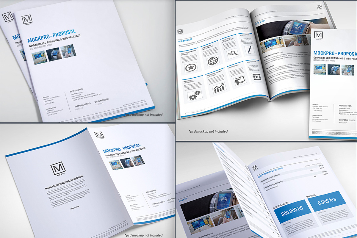Simple Proposal Template Indesign, a Stationery Template by Shop Mockpro (Photo 2 of 20)