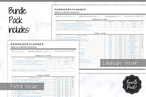 Pomodoro Planner Bundle!