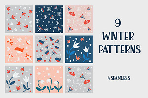 Winter Patterns Set