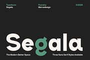 Segala - Family Sans Font, a Sans Serif Font by Marvadesign (Thumbnail 1 of 11)