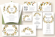 Warm Leaves Wedding Invitation Suite, an Invitation Template by Knotted Design (Thumbnail 2 of 5)