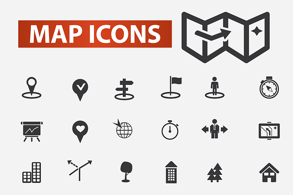 30 Map Icons