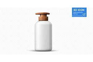 Elegant white cosmetic container, an Object Illustration by ZinetroN