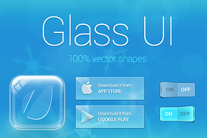 Glass UI Kit, an UI Kit Template by Vương Thành Chung