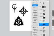 13 Witchy Symbols Procreate Stamps, a Brush Add-On by Willow Paige Farms (Thumbnail 3 of 4)