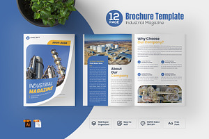 Business Magazine Brochure Template, a Brochure Template by zahidhossainalif