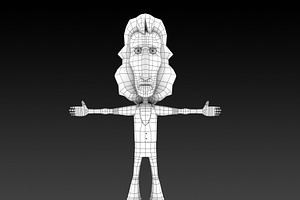 Cartoon Character 3D Model