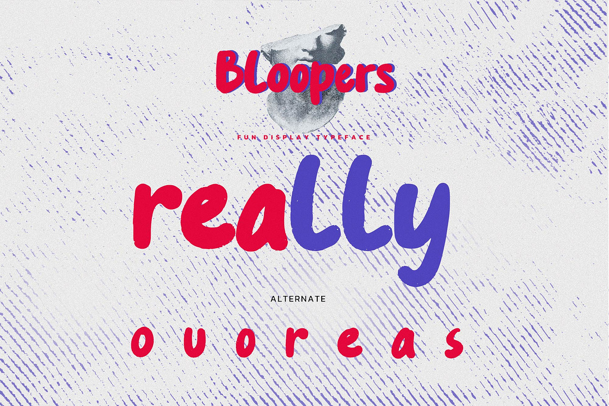 Bloopers - Fun Display Typeface, a Font by Gassstype (Photo 7 of 8)