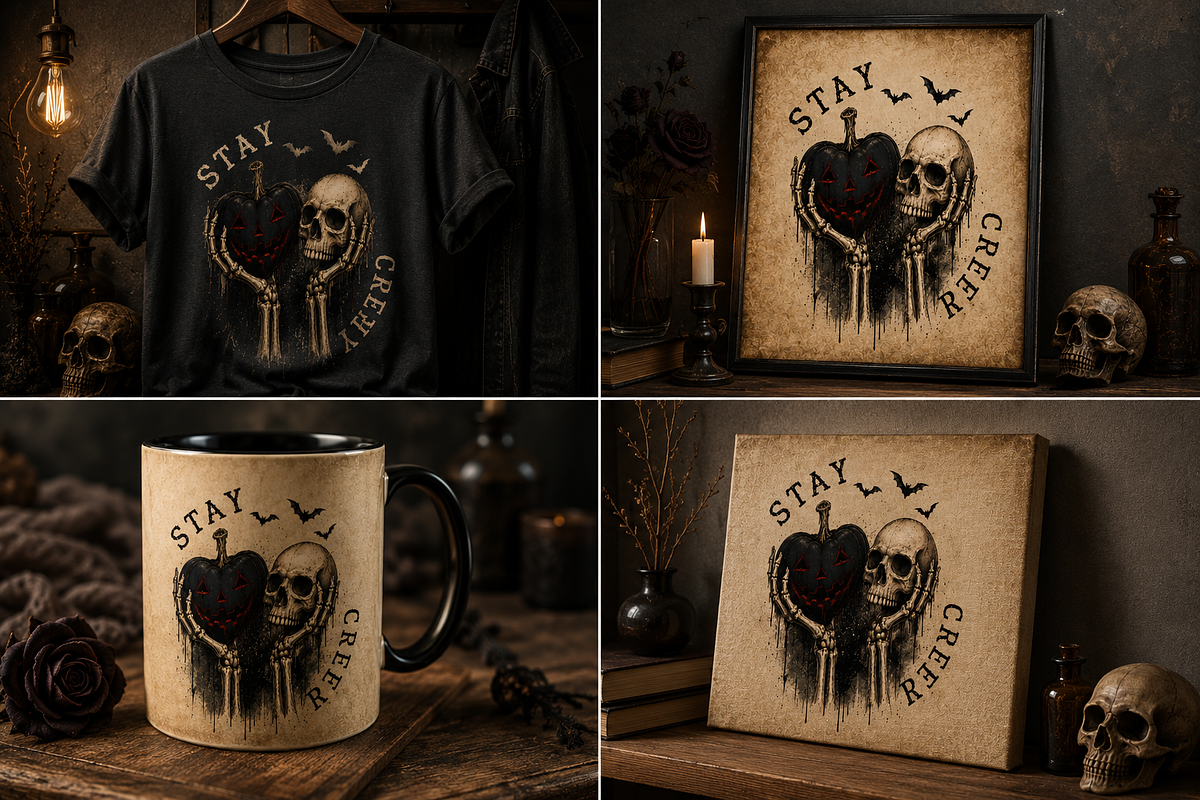 Dark Academia Halloween Png Bundle, an Object Graphic by Daisy Design (Photo 10 of 21)